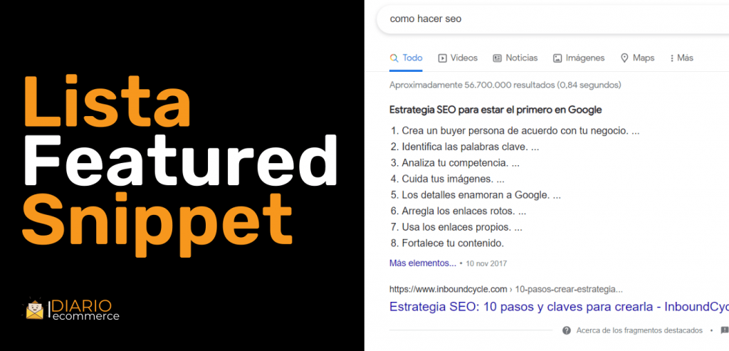 LISTAS Featured Snippets